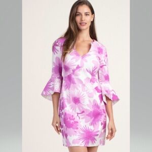 Trina Turk Winnie Floral Dress in Sugar Berry Purple Size 12